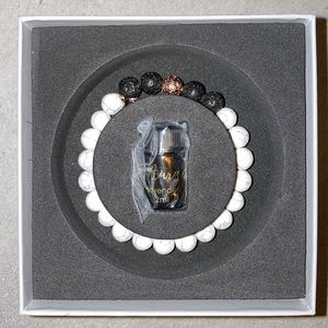 Aura lava rock bracelet (essential oil)